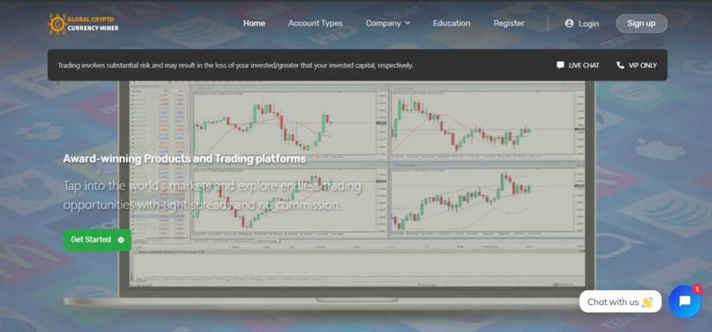 Global Crypto Currency Miners website